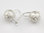 Silver earrings Sphere of Circles