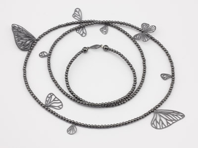 Halskette Reigen der Schmetterlinge
