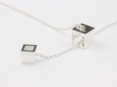 Necklace Interlocked Cubes